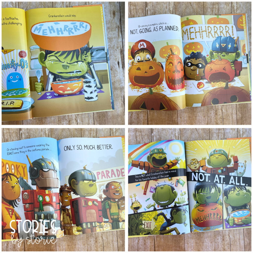 Trick or Treat Crankenstein is a great book to share near Halloween.