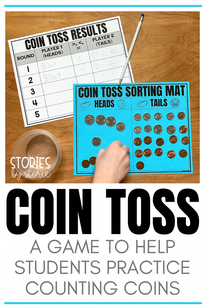 Do your students need more practice with counting coin combinations? Try a game! This coin toss game is easy to set up and your students will have fun while learning.