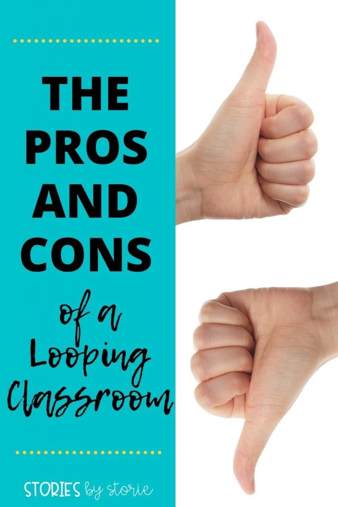 Looping means a teacher remains with the same group of students for more than one school year. In this blog post I'm sharing the pros and cons of my own experience with a looping classroom.