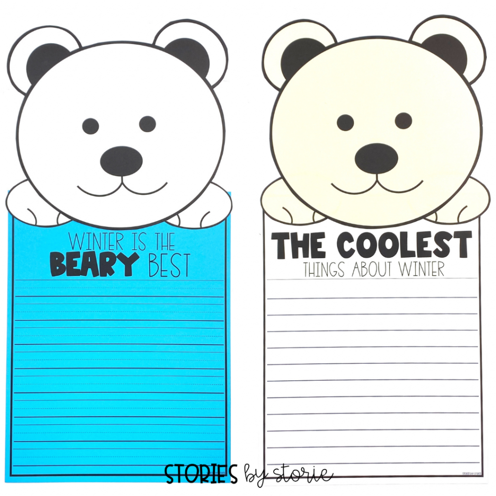 Add a little more fun to your polar bear unit with this craft. This page topper can be added to a piece of writing for a fun winter bulletin board display.