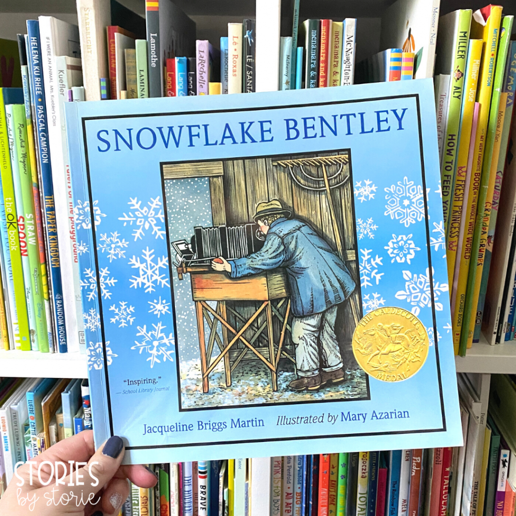 Snowflake Bentley is a wonderful winter read aloud. This picture book biography shares information about Wilson Bentley and his passion for photographing snowflakes.