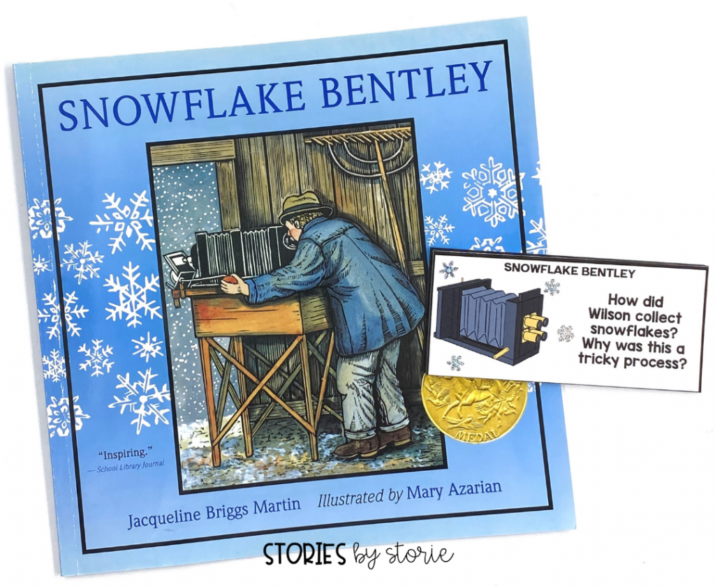 Use these discussion question cards to help guide your students through Snowflake Bentley.