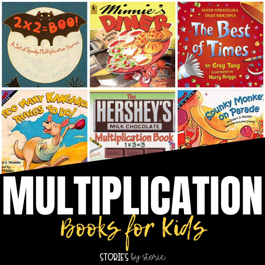 Here are my favorite books about multiplication for kids.