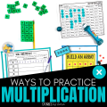 Multiplication facts are an important building block for so many math skills, but many students struggle to learn their facts. How can we help? We can teach them vocabulary and strategies, but we also need to make time for hands-on learning and games. Here are some fun ways to practice multiplication.