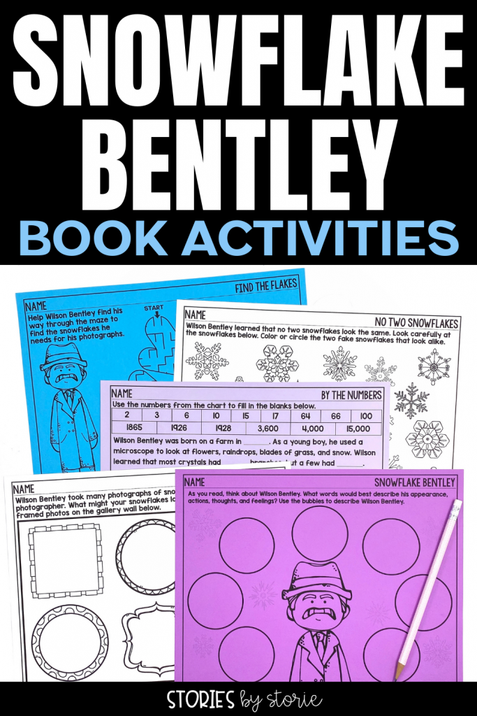 If you're reading Snowflake Bentley this winter, check out these printable and digital activities to pair with the book. This includes comprehension and vocabulary practice along with directions to make a snowflake craft.