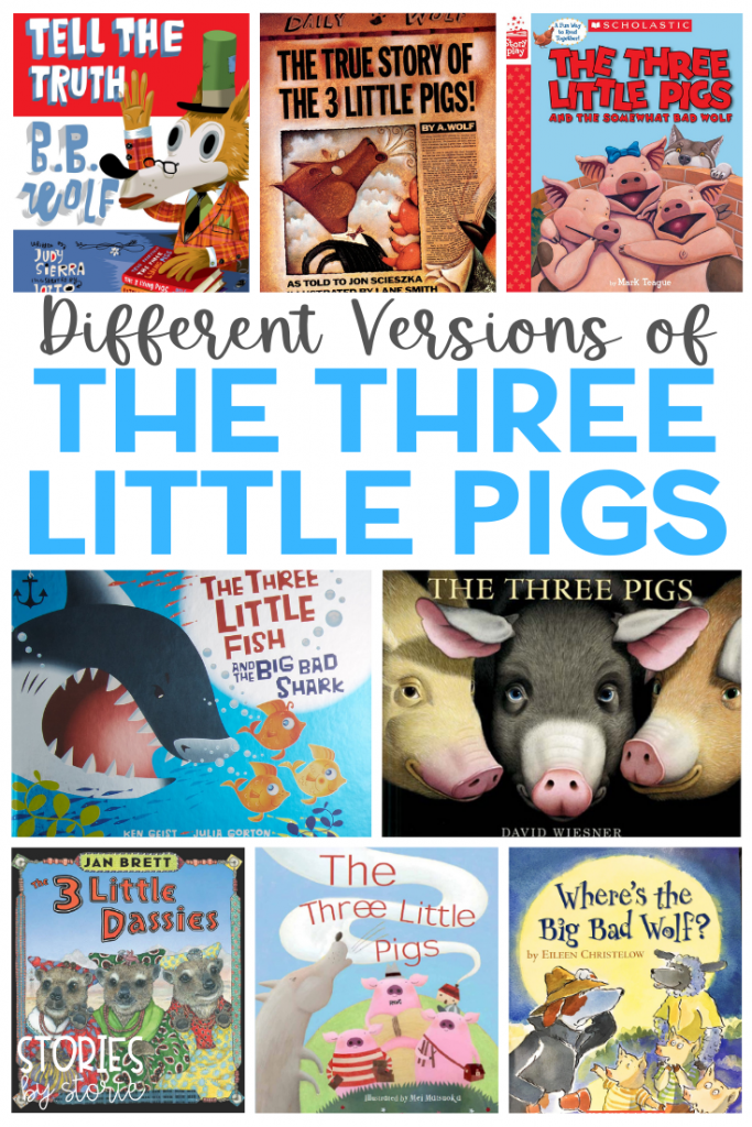 Many students are familiar with the story of The Three Little Pigs, but they might not know different versions of this story that provide an unexpected twist. Here are some of my favorite versions of The Three Little Pigs. Not only can these books be read for fun, but they are also great for comparing and contrasting two or more texts.
