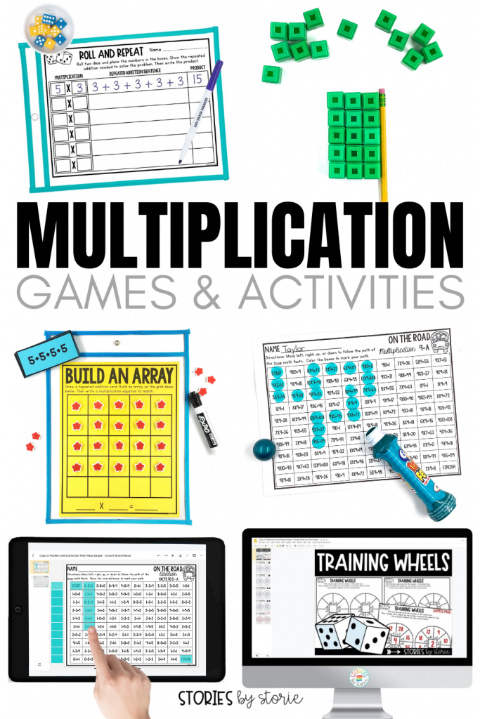 Are your students struggling with their multiplication facts? It's time to give them some hands-on practice. Here are several games and activities to help your students practice multiplication.