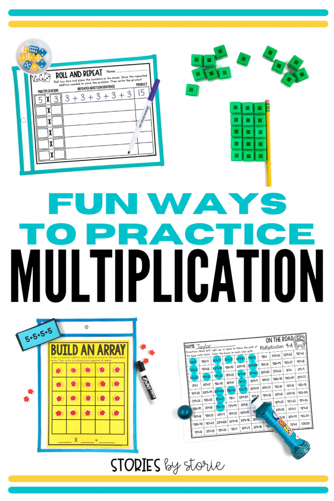 Multiplication facts are an important building block for so many math skills, but many students struggle to learn their facts. How can we help? We can teach them vocabulary and strategies, but we also need to make time for hands-on learning and games. Here are some fun ways to practice multiplication.