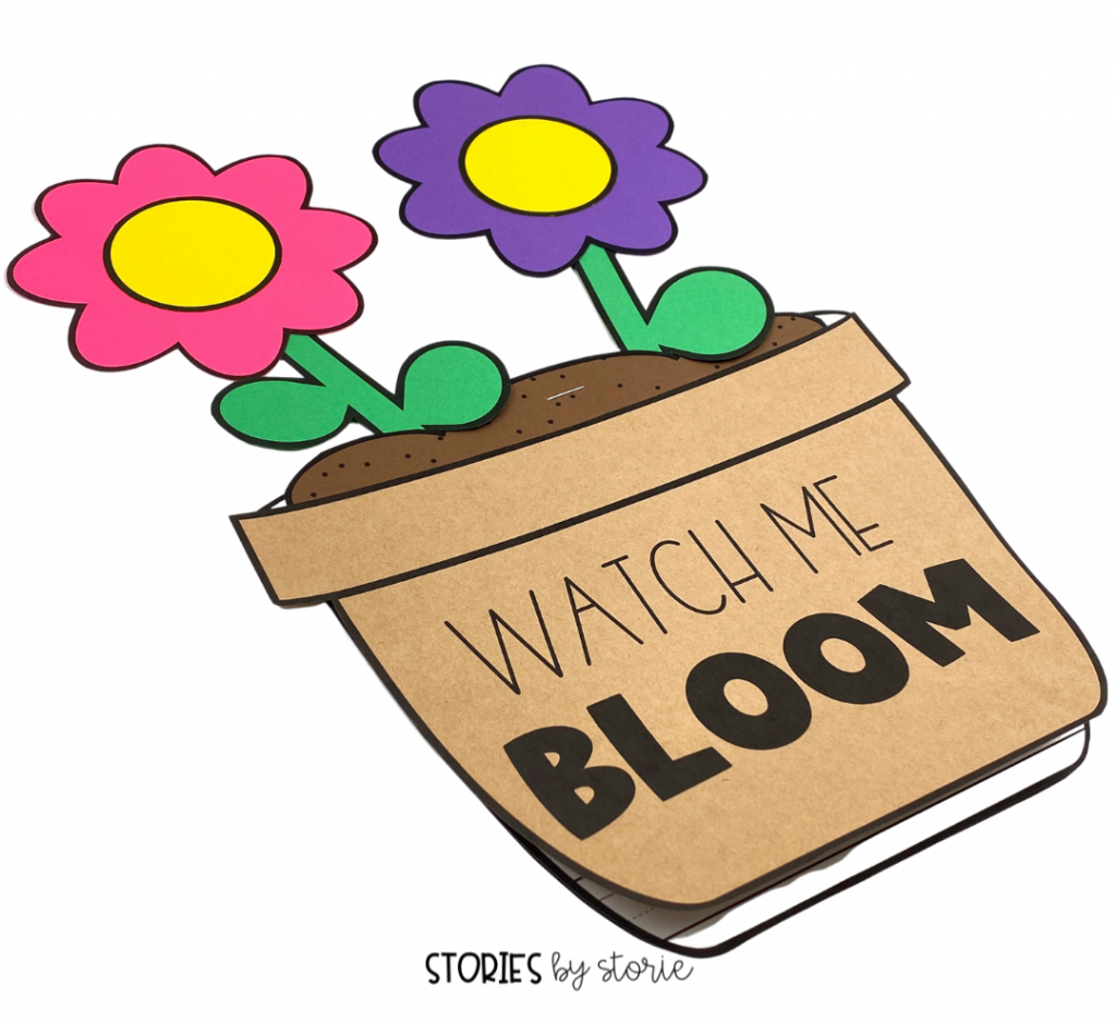 As teachers, we know that spring is a great time for students to really bloom, both academically and socially. Students can share how proud they are at how much they have learned with this flower craft. Their writing hides inside the flower pot.