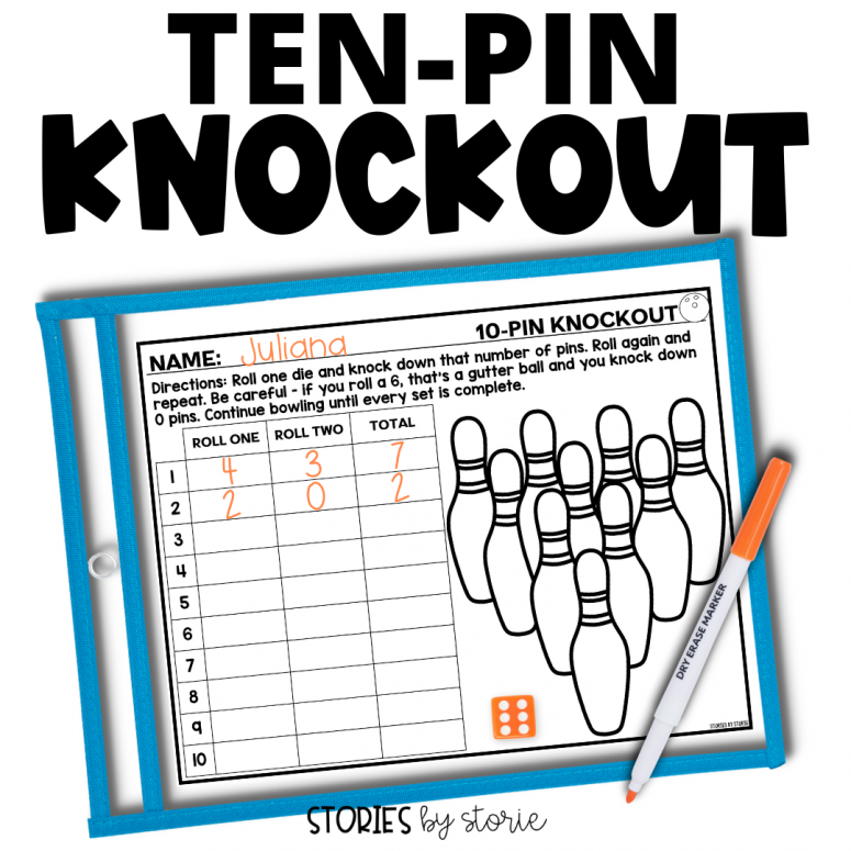 Addition to Ten Math Game