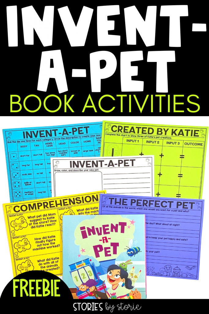 Many kids love animals and enjoy having pets. It's even fun for them to explore what kinds of animals they would love to keep at home. Invent-a-Pet takes a closer look at using a machine to create the perfect pet. Here are several activities you can pair with the book, Invent-a-Pet.
