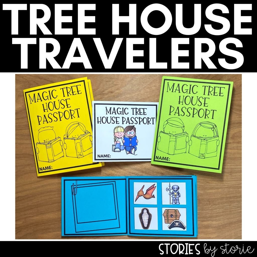 Magic Tree House chapter books are enjoyable for primary students. If your students have enjoyed going on adventures with Jack and Annie, they will love becoming a Tree House Traveler! After reading one of the stories, students can add a stamp to their passport booklet. Once students have finished reading the first 36 books in the series, their passport is complete.