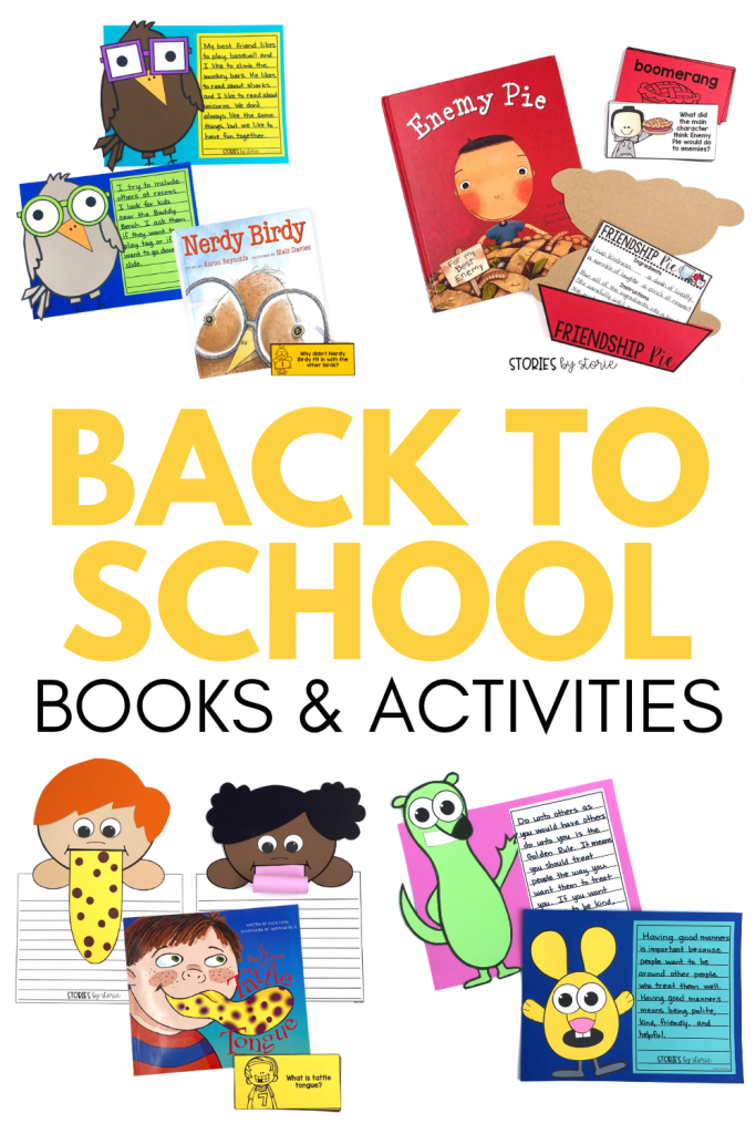 Ready or not, back-to-school season is here! As you prepare your lessons, it's important to make time to set clear expectations, build relationships, and establish a sense of community. Picture books are a great tool for helping to create a warm and caring atmosphere to last the whole year. When you pair a book with a memorable craft or activity, you can bring the stories and messages to life. Today I'm sharing my favorite back-to-school books and activities.