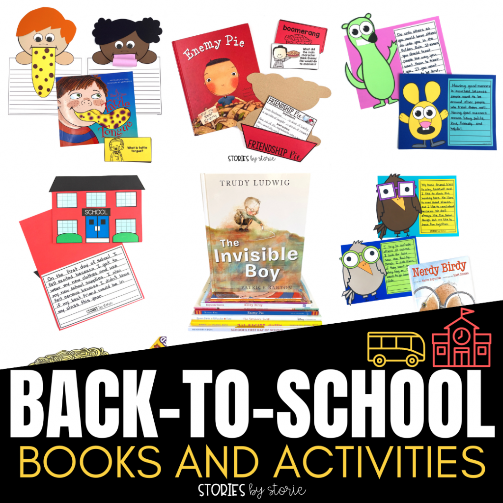 Ready or not, back-to-school season is here! As you prepare your lessons, it's important to make time to set clear expectations, build relationships, and establish a sense of community. Picture books are a great tool for helping to create a warm and caring atmosphere to last the whole year. When you pair a book with a memorable craft or activity, you can bring the stories and messages to life. Today I'm sharing my favorite back-to-school books and activities.