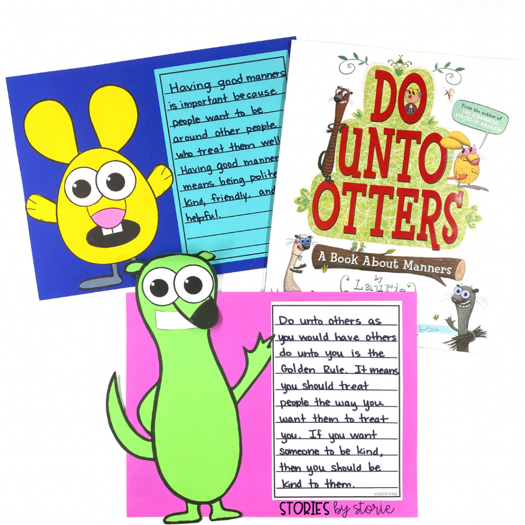 Did your students forget their manners as soon as they stepped in the classroom? Help model the golden rule with Do Unto Otters. This writing craft will help the book's message stick with your students through the back to school season.
