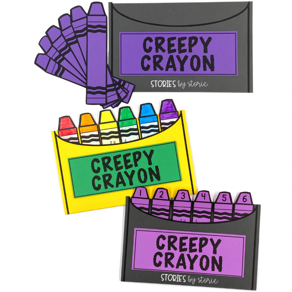 If you're working on sequencing the events of Creepy Crayon, you might need to differentiate for your students. I have included ideas to help challenge your stronger readers and offered ways to support students who need additional help.
