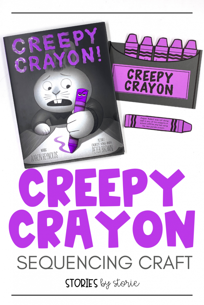 Getting ready to share Creepy Crayon with your students? Try this sequencing craft. After reading the story, students can put the events back in order with this crayon-themed craft.