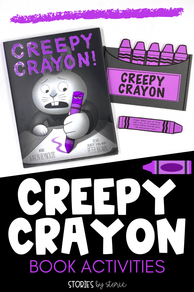 First, we met the Creepy Carrots. Then came Creepy Pair of Underwear. Now, Aaron Reynolds and Peter Brown have teamed up to bring us Creepy Crayon! If you're planning to share this story with your students this year, be sure to check out this craft to help your students sequence the story.