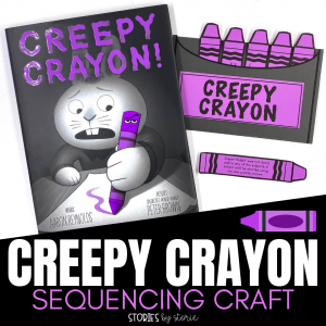First, there were Creepy Carrots. Then came Creepy Pair of Underwear. Now, Aaron Reynolds and Peter Brown have teamed up to bring us Creepy Crayon! If you're planning to share this story with your students this year, be sure to check out this craft to help your students sequence the story.