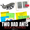 Two Bad Ants is an entertaining story that has been around for years. It combines adventure and suspense while viewing the world through an ant's point of view. Within its pages you will find pen and ink drawings that help the reader infer what dangers the ants face on their journey to find more crystals. Here are some printable and digital Two Bad Ants activities you can use in the classroom or at home.