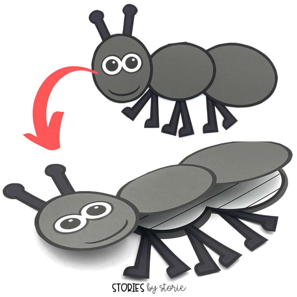 After reading Two Bad Ants by Chris Van Allsburg, students can bring the message of the story to life with this ant writing craft.