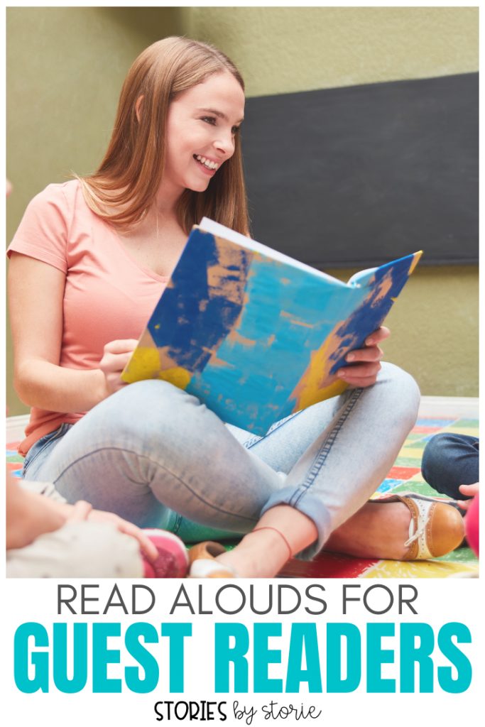 Do you invite family members into your classroom to read to your students? Take the guess work out of book choices by putting together a collection of read alouds for guest readers. Check out this blog post for some of my favorite suggestions.