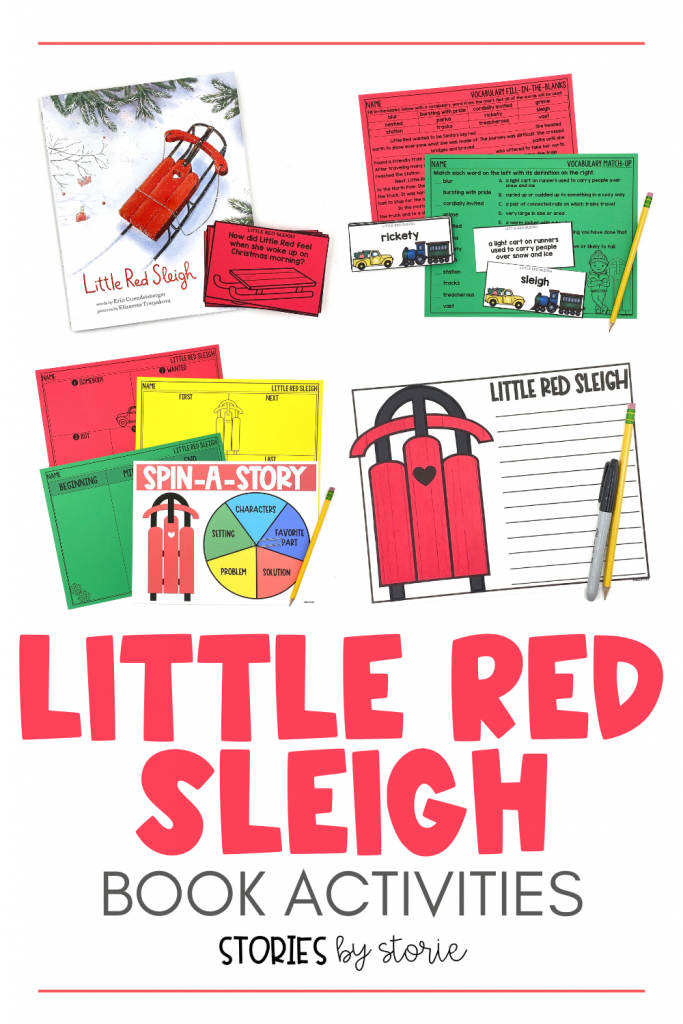 There's something about this time of year that has me reaching for stories that touch my heart. Little Red Sleigh is one of those books that combines big dreams and perseverance with a little Christmas magic. Here are a handful of printable and digital Little Red Sleigh activities you can use in the classroom or at home.