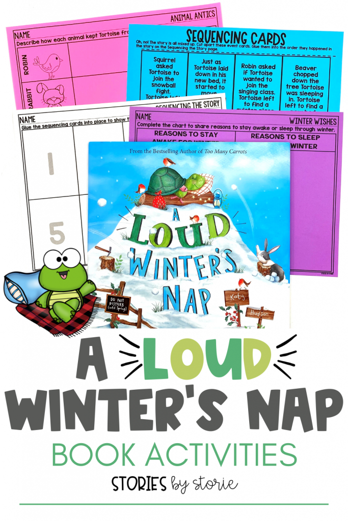 Are you reading A Loud Winter's Nap by Katy Hudson? Be sure to download these free activities to pair with this fun story.