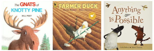 Looking for a book with a message about teamwork, cooperation, and community? Here are some of my favorites.