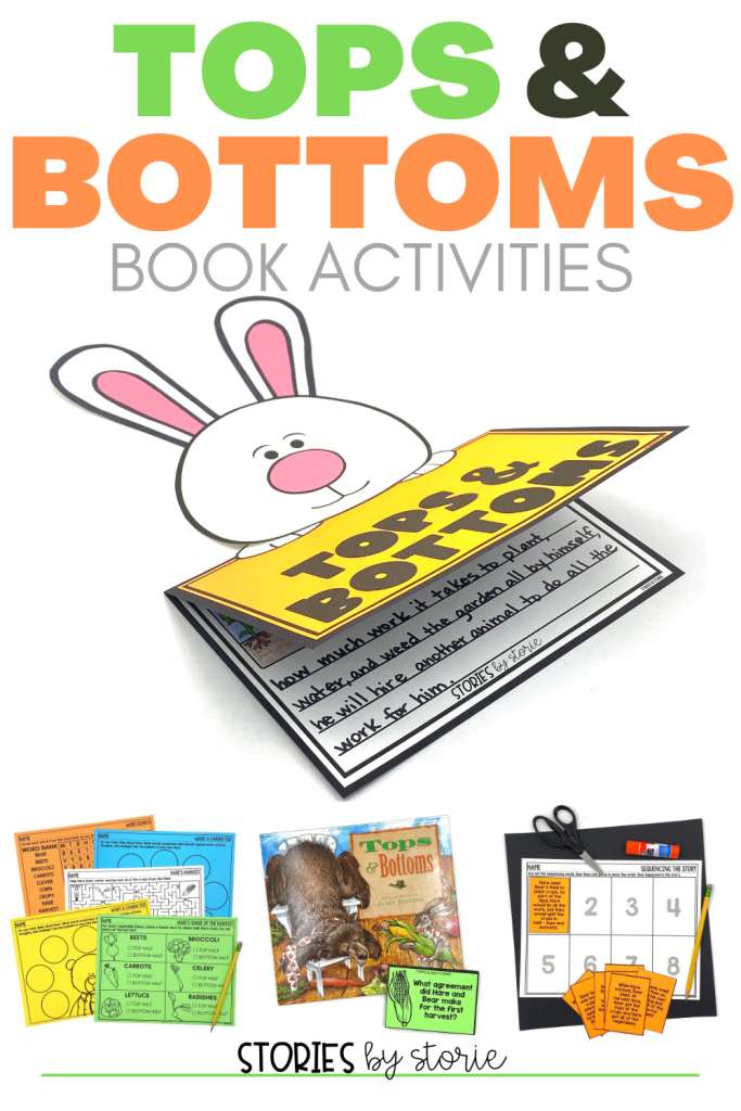 Getting ready to start a gardening unit for spring? Add Tops & Bottoms to your list of books to read. Pair these printable and digital activities with this humorous story to keep your readers engaged with the text.