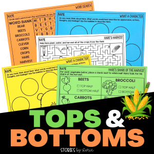 Looking for the perfect spring read aloud that combines humor with memorable characters? Try Tops & Bottoms by Janet Stevens. Here are several activities to pair with this delightful story.