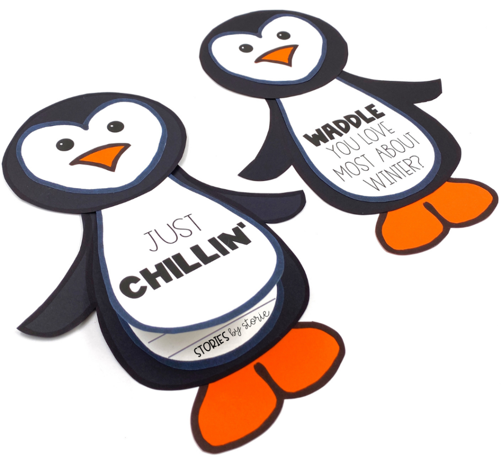 Pair this penguin writing craft with your favorite book. This resource includes craft templates, writing prompts, and penguin-themed writing pages.