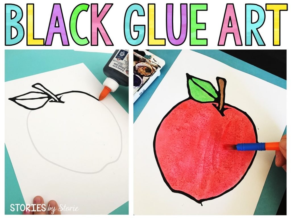 I am LOVING all of the black glue art projects that have popped up in my Pinterest feed over the past few months. So I decided it was time to give these projects a try with my own kids at home.