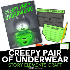 Are you getting ready to read Creepy Pair of Underwear! by Aaron Reynolds? Here is a free activity your students can use to practice story elements.