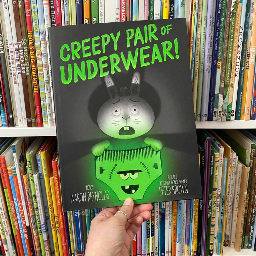 Creepy Pair of Underwear! is a humorous story about a rabbit with a vivid imagination. Be sure to grab these free activities to pair with this book.