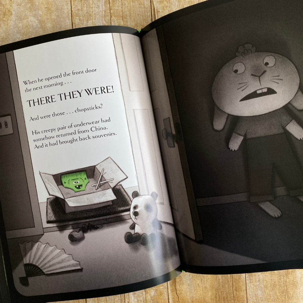 Take a peek inside Creepy Pair of Underwear by Aaron Reynolds and Peter Brown.