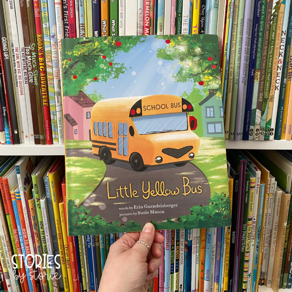 Little Yellow Bus by Erin Guendelsberger is a heartwarming book to share on the first day of school. This story addresses the first day of school jitters while encouraging kids to find the courage to try new things.