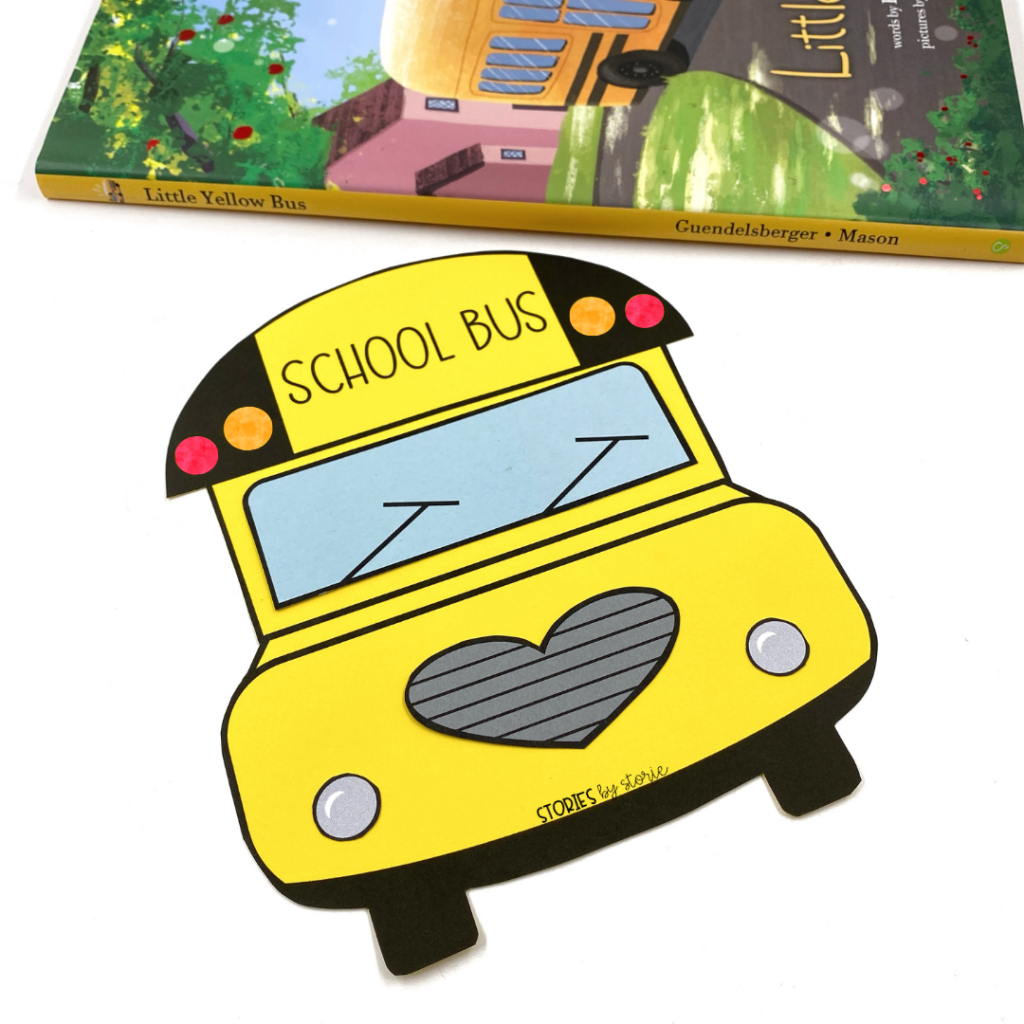 After reading Little Yellow Bus, students can put together their own school bus craft. While this craft can stand alone, you can also pair it with one of the included writing prompts to create a colorful hallway or bulletin board display.