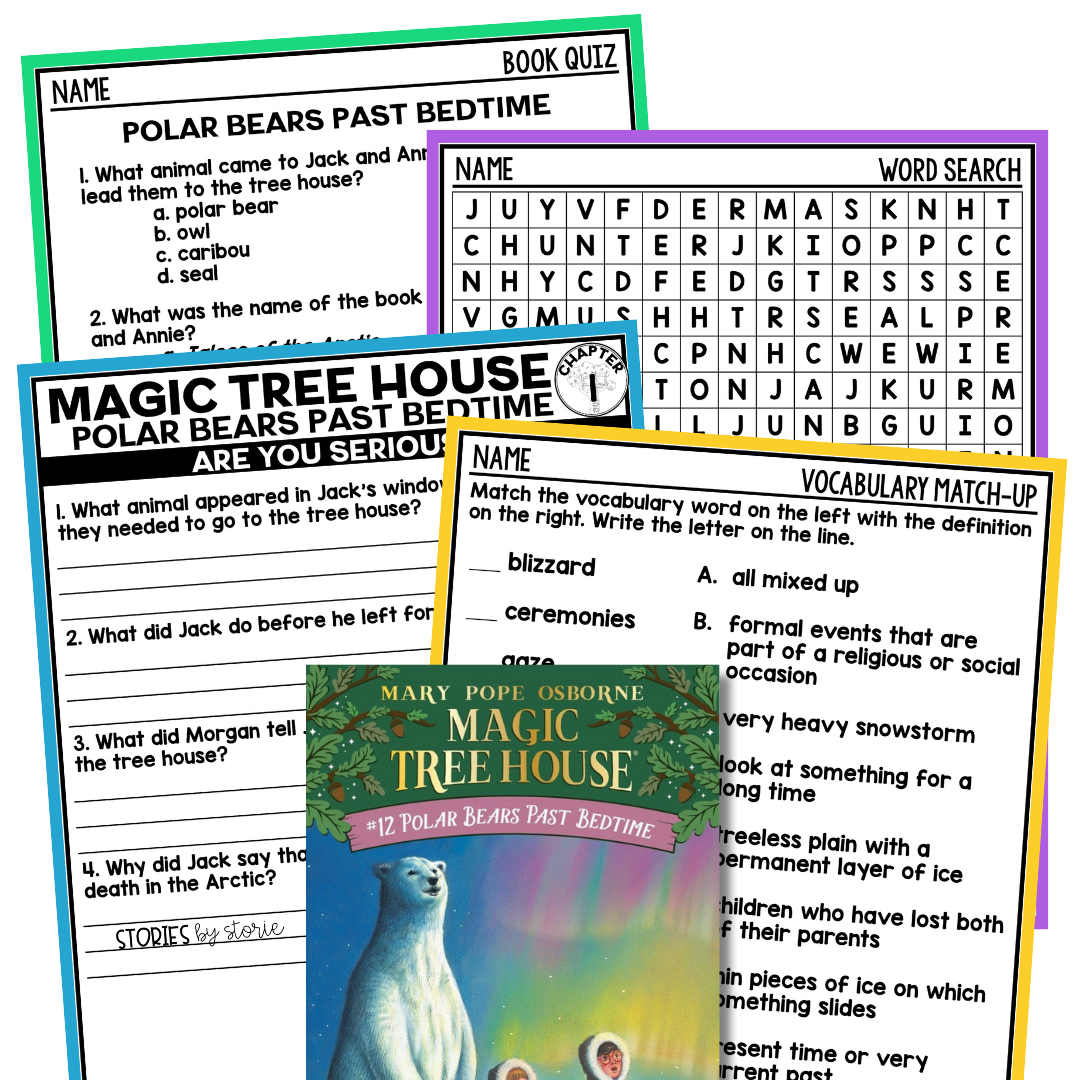 Ready to dive deeper into the Magic Tree House series? These book companions help guide students through the text with comprehension questions, vocabulary practice, graphic organizers, and more!