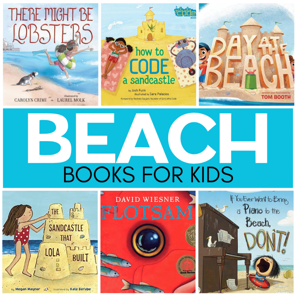 Are you headed to the beach this summer? Get your kids excited by sharing some great books. Here are some of my favorite beach books for kids.