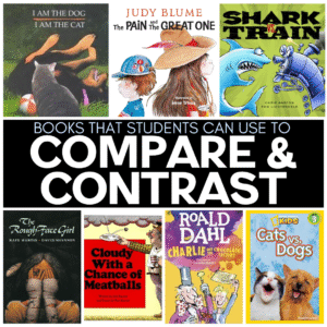 Are you getting ready to teach your students to compare and contrast? It's very important to have the right materials on hand. Here are some of my favorite books to use when teaching students to compare and contrast.
