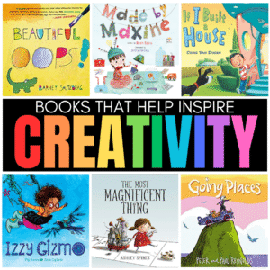 Do you want your kids to spend less time in front of a screen and more time getting creative? Books can help them get started. Here are some of my favorite children's books that inspire creativity.