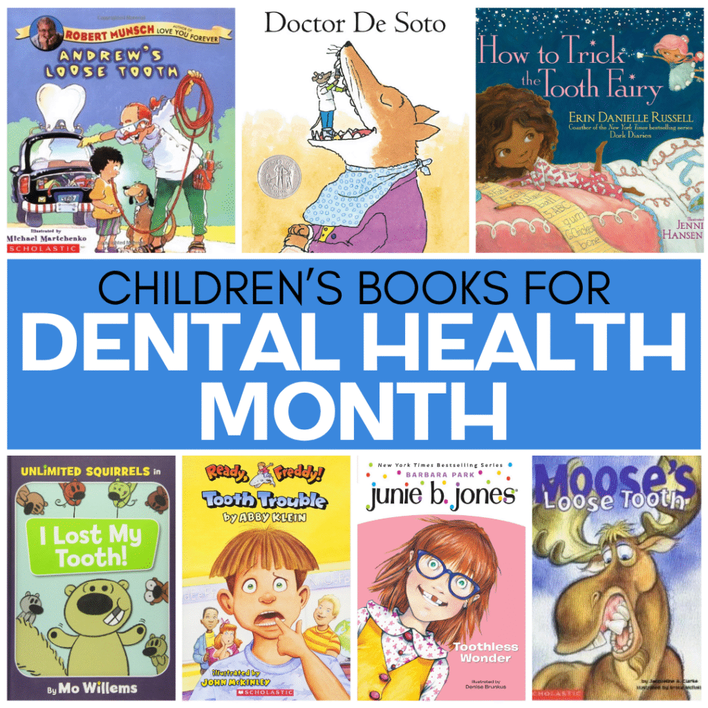 Did you know that February is Dental Health month? Books are a great tool for helping children learn about taking care of their teeth, visiting the dentist, and the tooth fairy. I want to share some children's books for Dental Heath Month to help set the foundation for a great month.