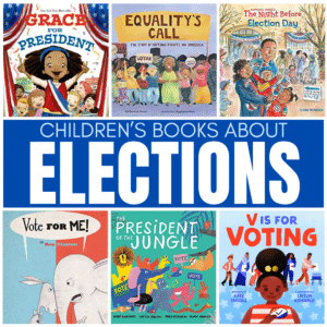 With election day around the corner, kids are getting curious about what is happening. Here are some picture books about elections to help start a conversation. These stories help explain why it is important to vote, how voting rights have evolved over the years, and show how kids can start taking action from a young age.