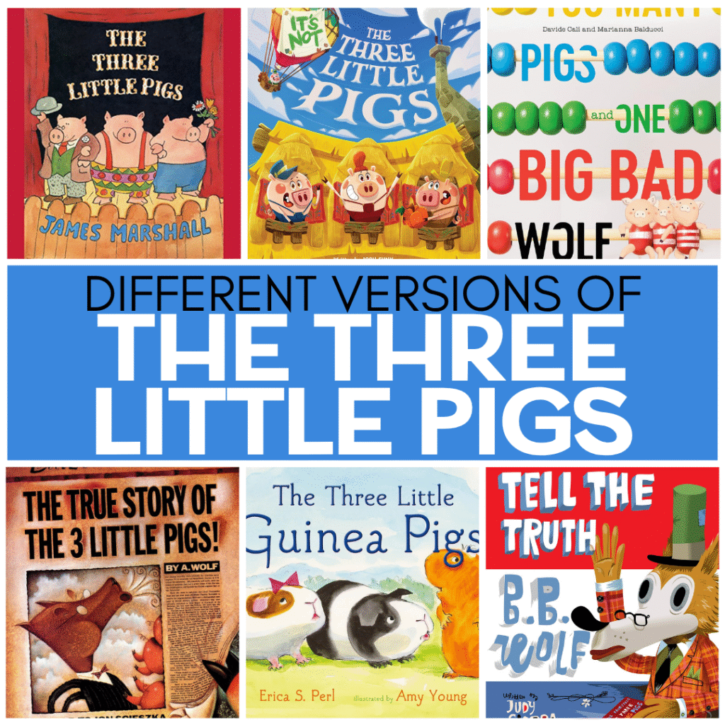 Whether you're looking for a traditional story or a fractured fairy tale, here are some of my favorite versions of The Three Little Pigs. These stories are a great tool for comparing and contrasting two or more texts.