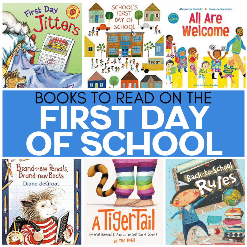 Reading the right book on the first day of school can set the tone for the whole year! While students love to hear stories more than once, you should definitely have some new books to share with your students each year. These books for the first day of school are sure to be a hit!