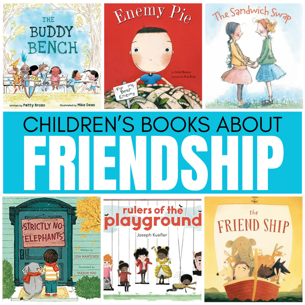 Friendships are an important part of childhood. They teach our children about kindness, cooperation, empathy, sharing, and more. But friendships don’t come easily for every child. That’s when books can help. Here are some of my favorite friendship books for kids. These stories help children learn how to be a good friend, how to include others, and how to see things from another person’s perspective.