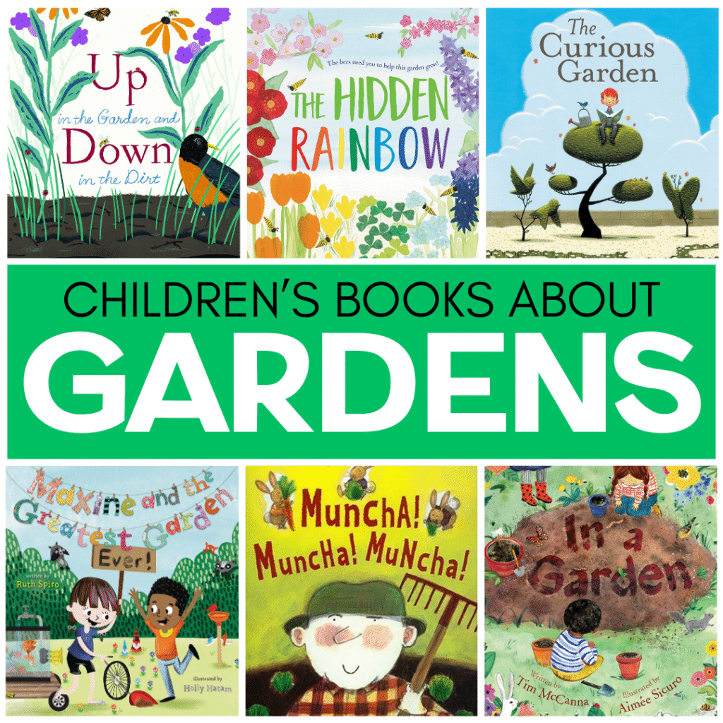 Now that it's spring and temperatures are warming up, many people are starting to dig into their gardens. Whether you're excited about planting flowers or food, books are a great way to extend that excitement once you get back inside. Here are several children's books about gardens that I think your kids will love!