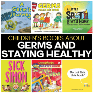 We know that germs are everywhere. Right now, kids have a lot of questions about germs and how viruses spread. Here are some children’s books about germs and staying healthy. These books might just help your kids develop some healthy hygiene habits that help stop the spread of germs.