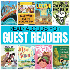 Many primary classrooms invite family and community members to visit the classroom as a guest reader during the school year. However, not all of these visitors know exactly what book they should share. Instead of scrambling to find a book at the last minute, you can put together a special collection of read aloud books for guest readers. Here are some book suggestions that are sure to be a hit with the class.